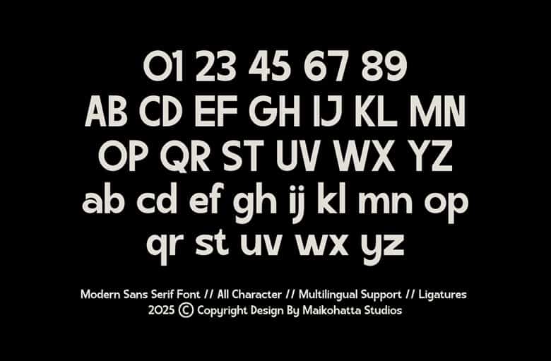 Recide Font Image 2