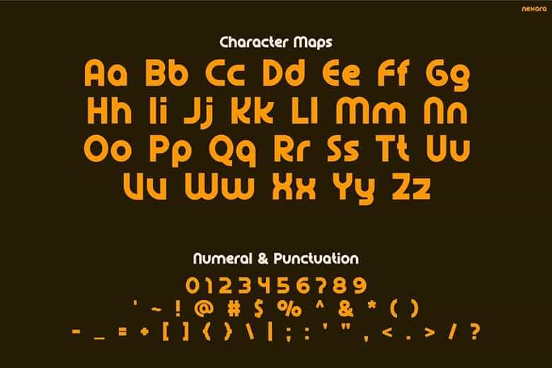 Nexora Font Image 3