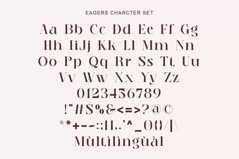 Eagers Font Image 3