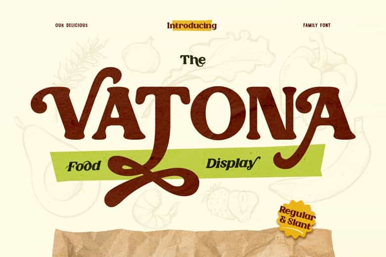 Vatona Font Image 1