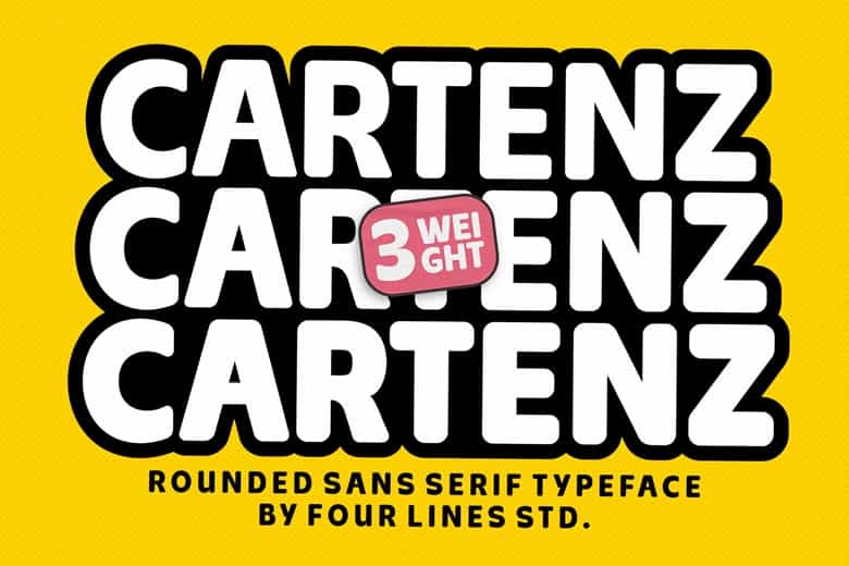 Cartenz Font Family Image 1