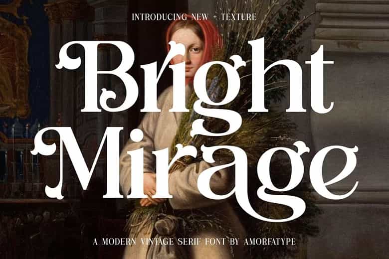 Bright Mirage Font Image 1