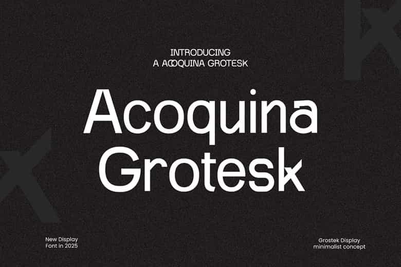 Acoquina Grotesk Font Image 1