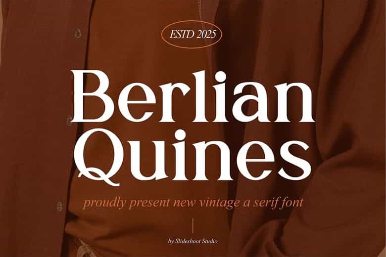 Berlian Quines Font Image 1