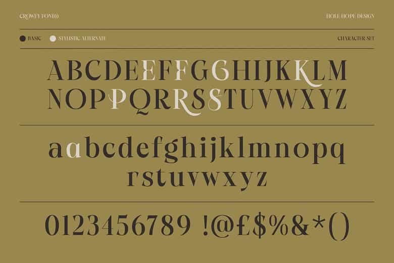 Crowey Font Image 3