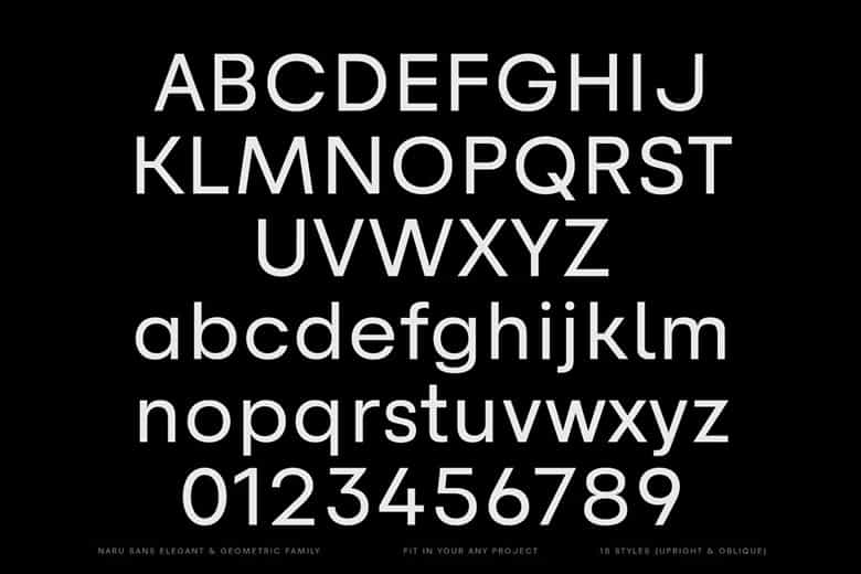 Naru Sans Font Image 3