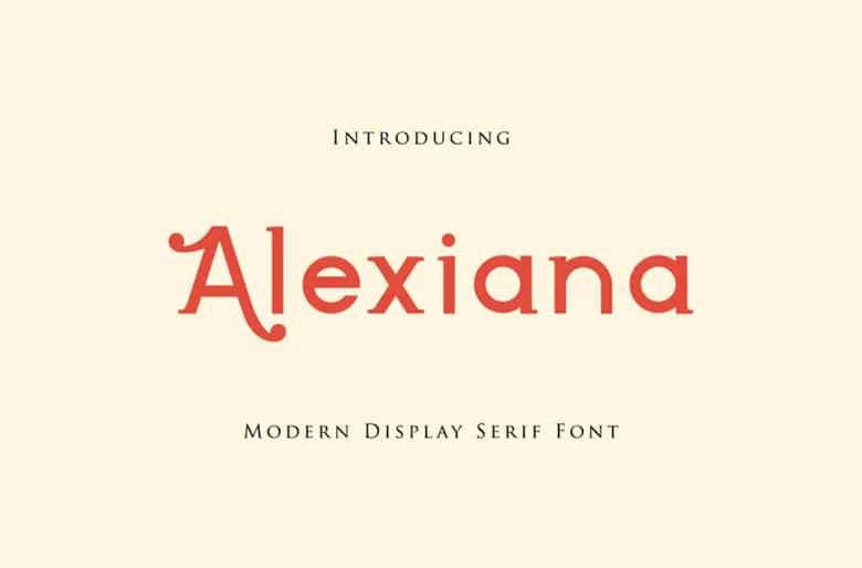 Alexiana Font Image 1