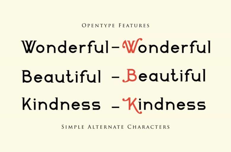 Alexiana Font Image 2