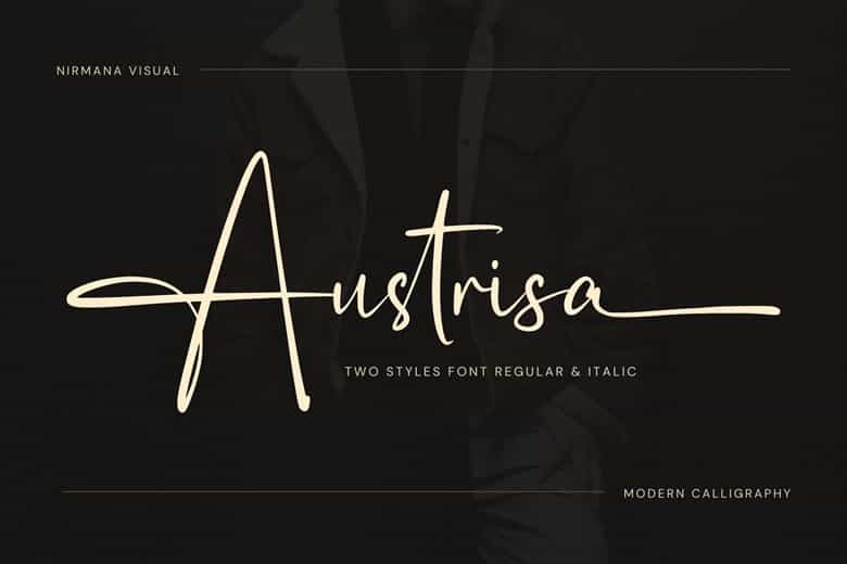 Austrisa Font Image 1
