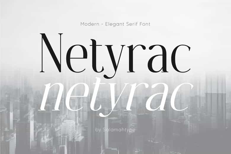 Netyrac Font Image 1