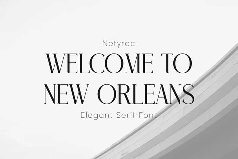 Netyrac Font Image 2