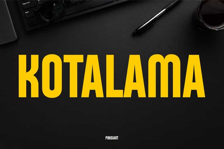Kotalama Font Image 1