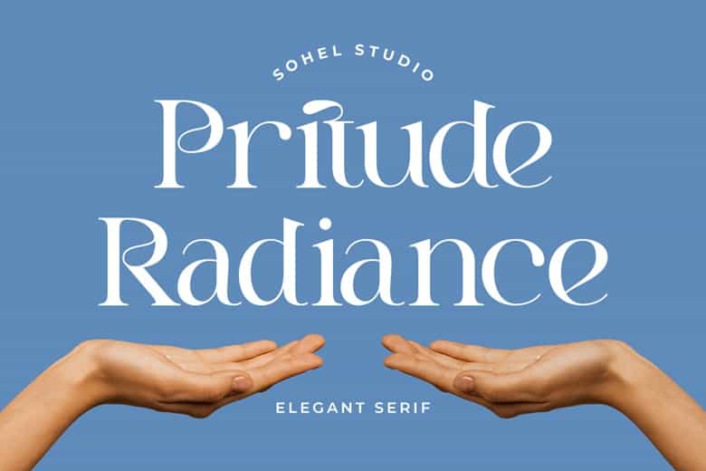 Pritude Radiance Font Image 1