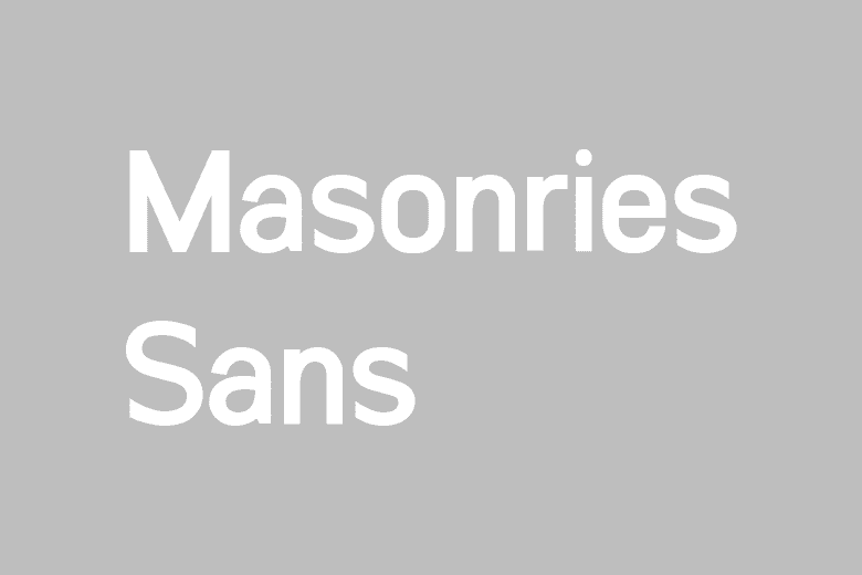 Masonries Sans Font Family Image 1
