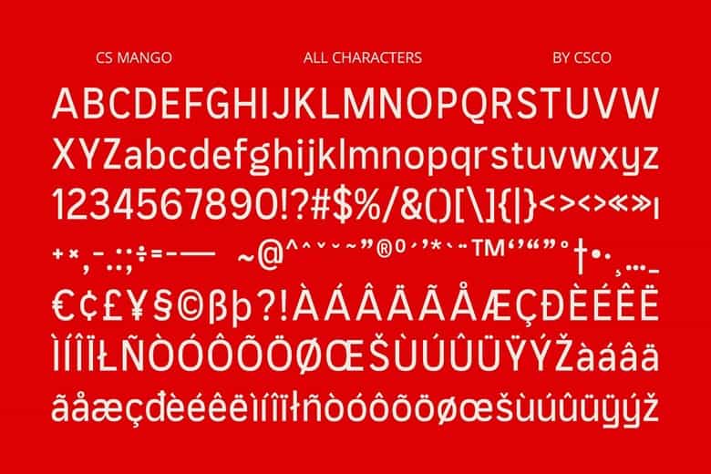 CS Mango Font Image 3