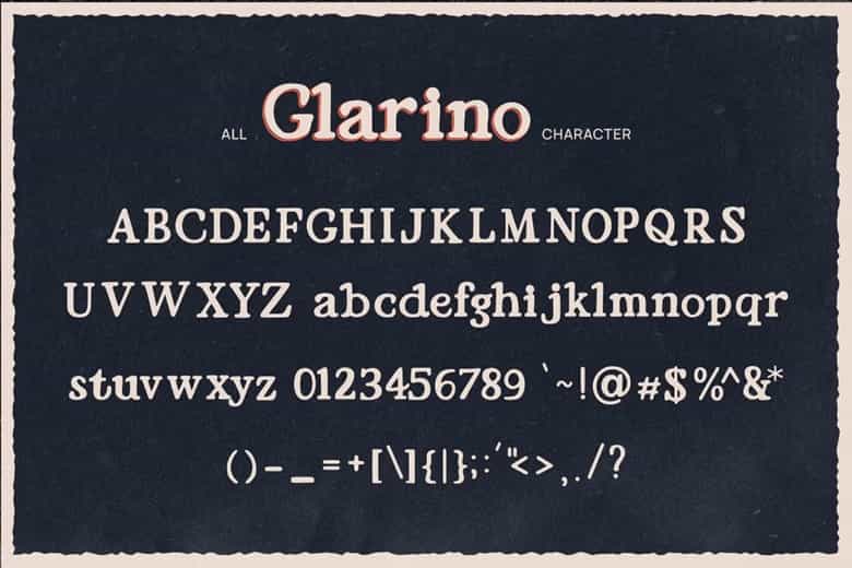 Glarino Font Image 3