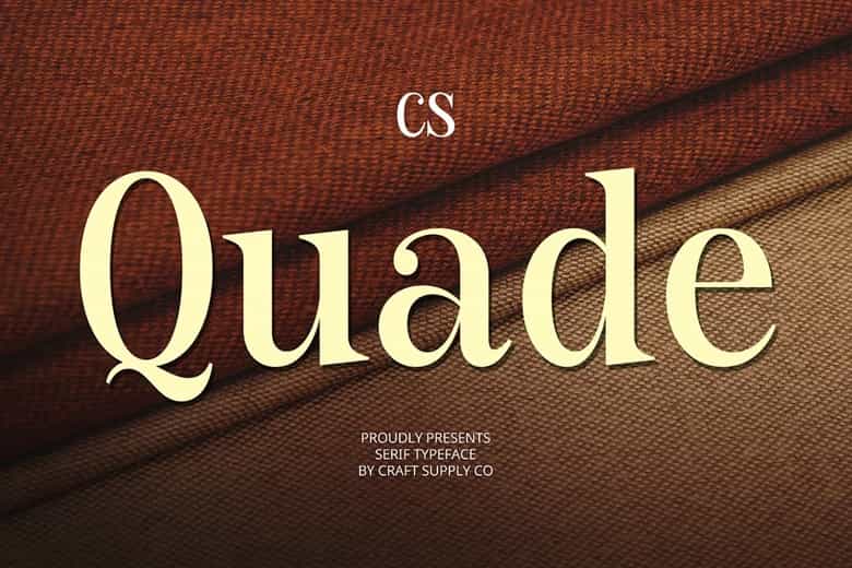 CS Quade Font Image 1