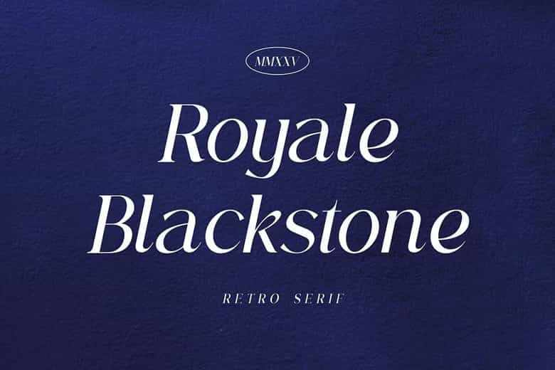 Royale Blackstone Font Image 1