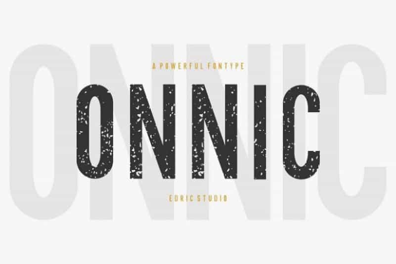 ONNIC Display Font Image 1