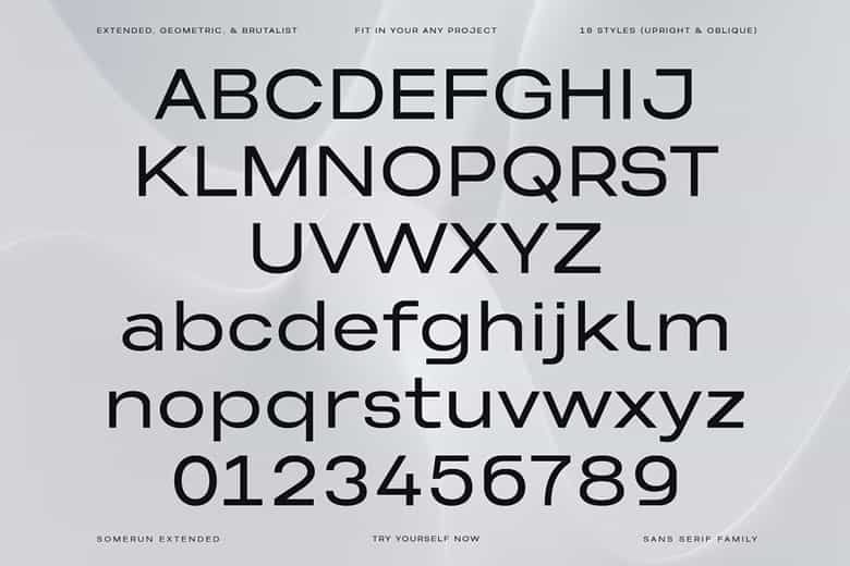 Somerun Font Image 2