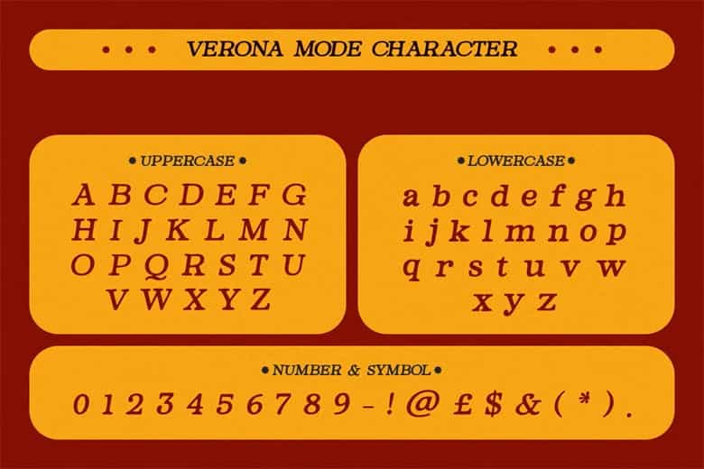 Veronia Mode Font Image 3