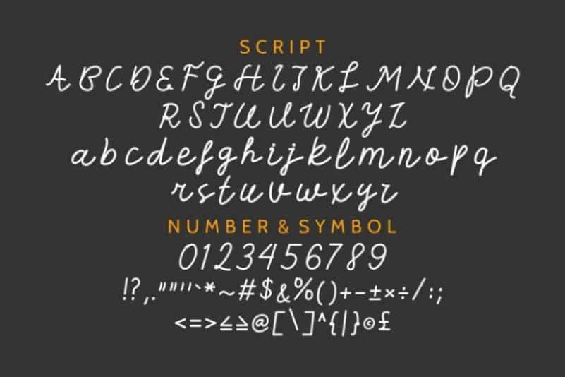 Vlorens Flower Fonts Duo Image 3