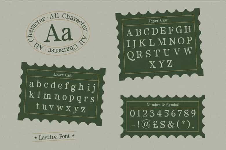 Lastire Font Image 3