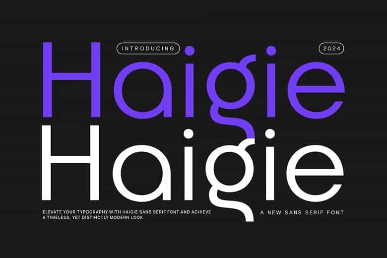 Haigie Font Image 1