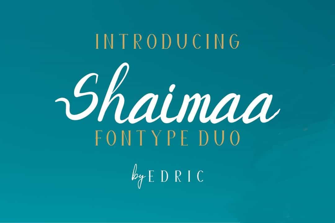 Shaimaa Font Duo Image 1