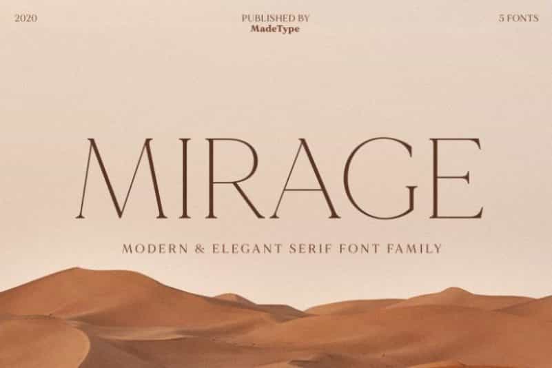 MADE Mirage Serif Font Family Image 1