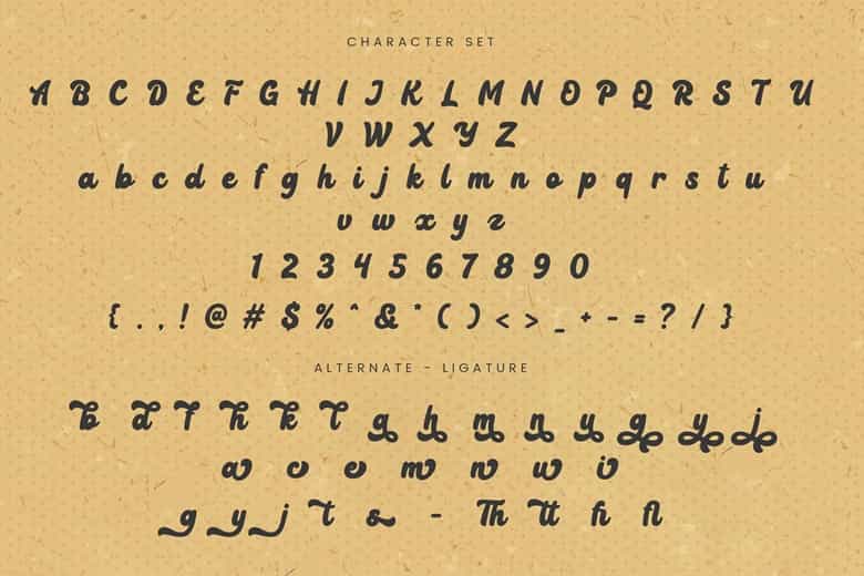 Belgine Font Image 3