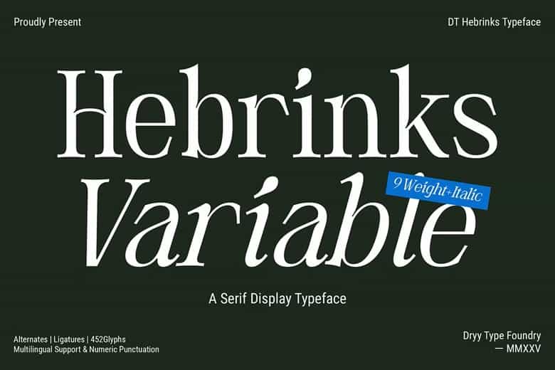 DT Hebrinks Font Image 1