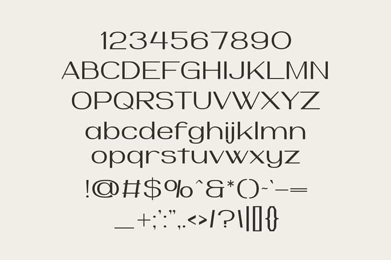 Modamode Font Image 3