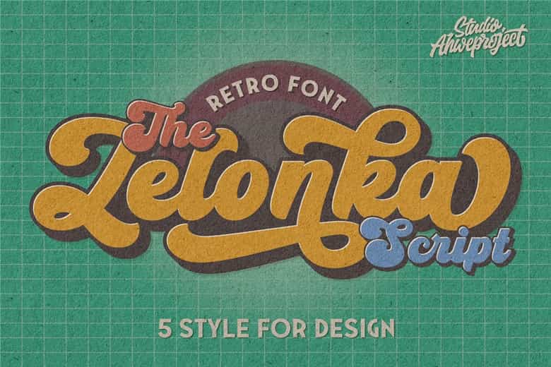 Zelonka Font Image 1