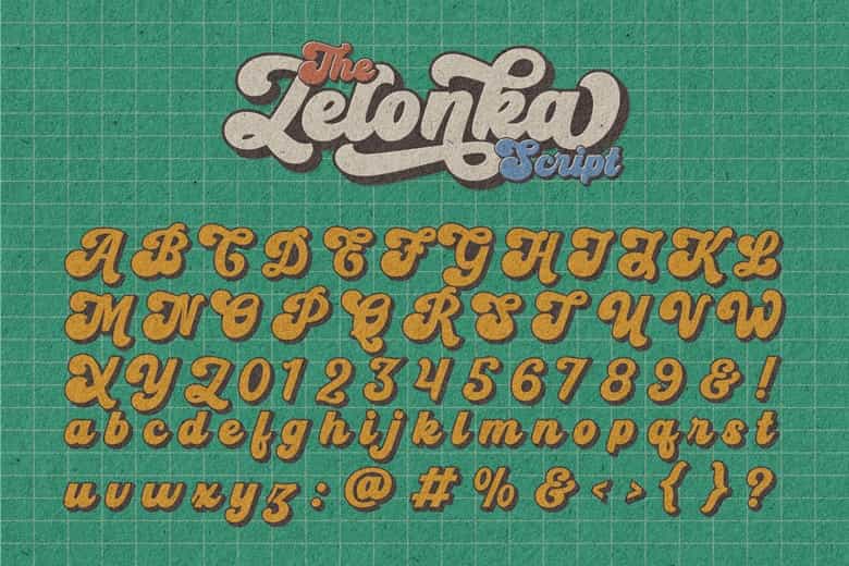 Zelonka Font Image 3