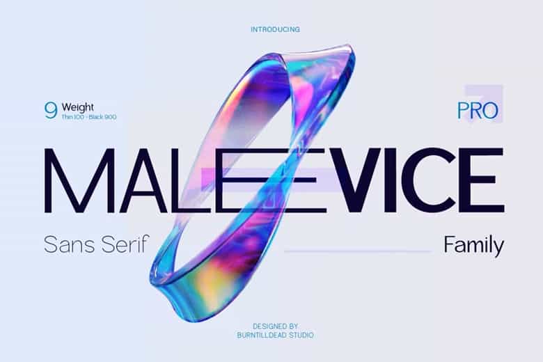 Malevice Pro Font Image 1