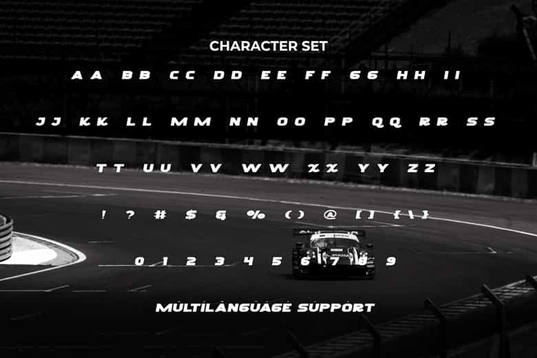 Strong Player Font Image 3