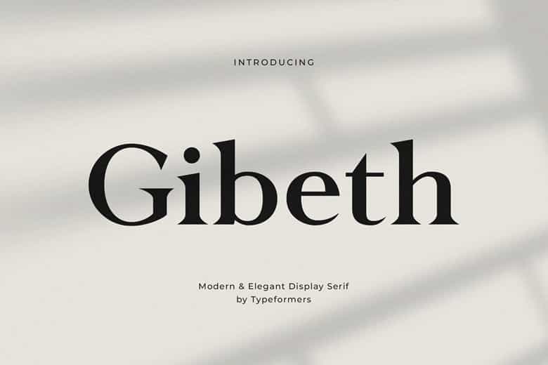 Gibeth Font Image 1