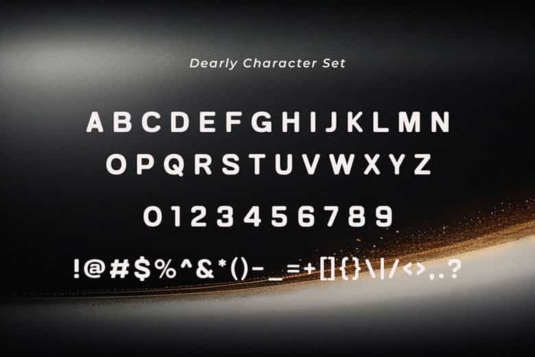 Dearly Font Image 3