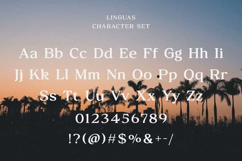 Linguas Font Image 3