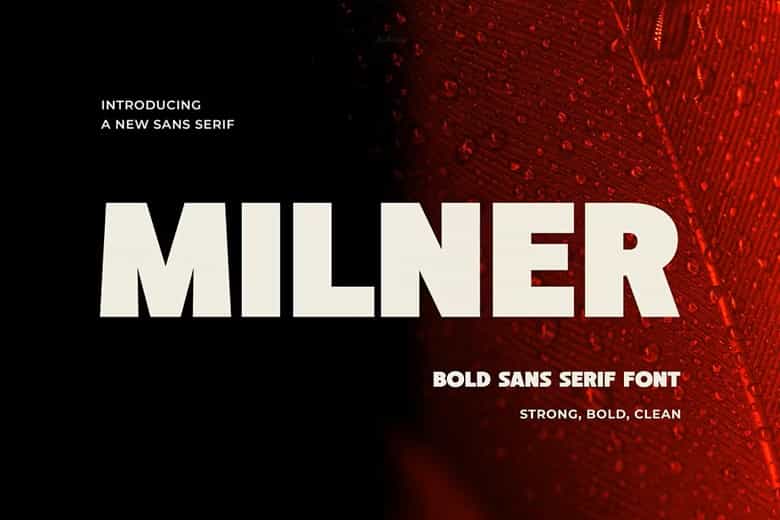 Milner Font Image 1
