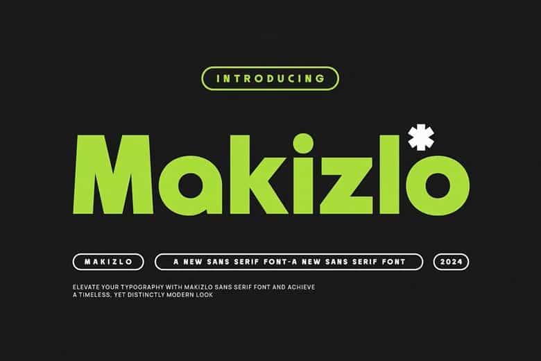 Makizlo Font Image 1