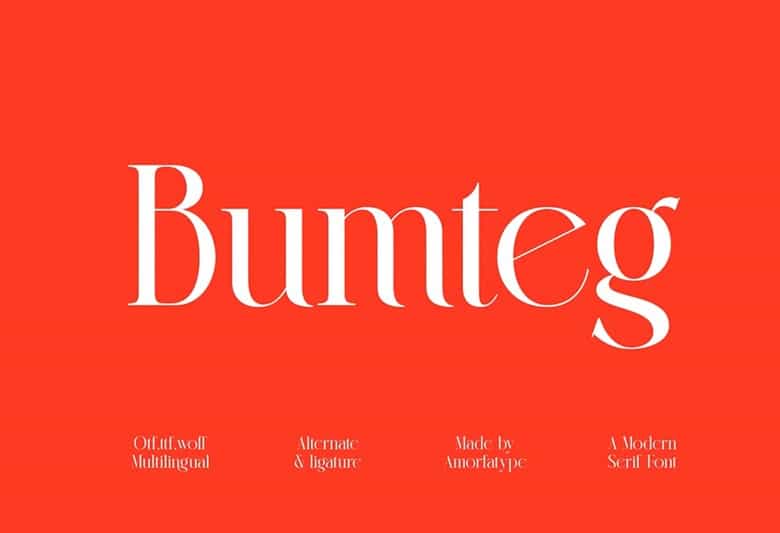 Bumteg Font Image 1