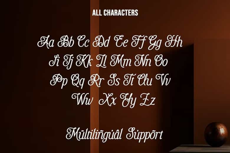 Ralinea Font Image 2