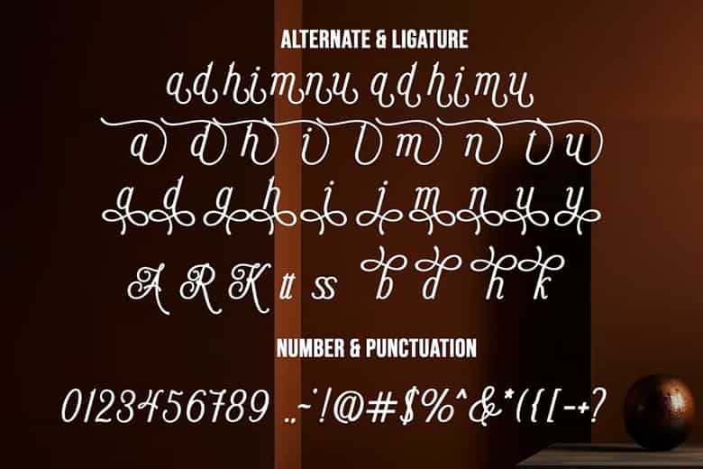 Ralinea Font Image 3