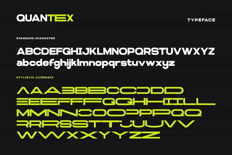 Quantex Font Image 3