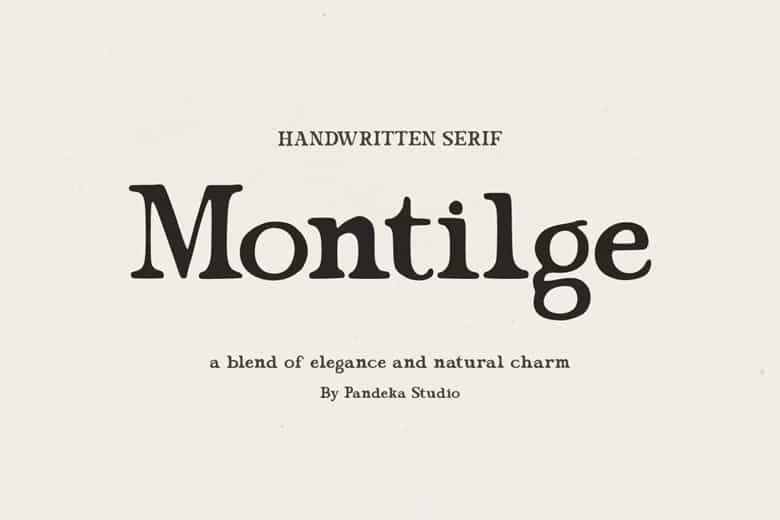 Montilge Font Image 1