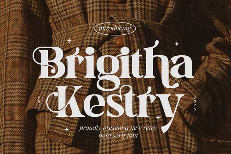Brigitha Kestry Font Image 1