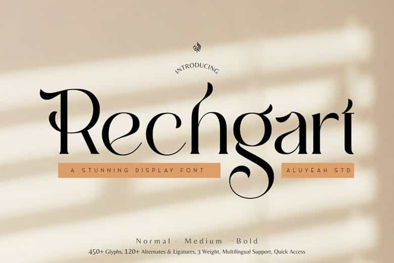 Rechgart Font Image 1