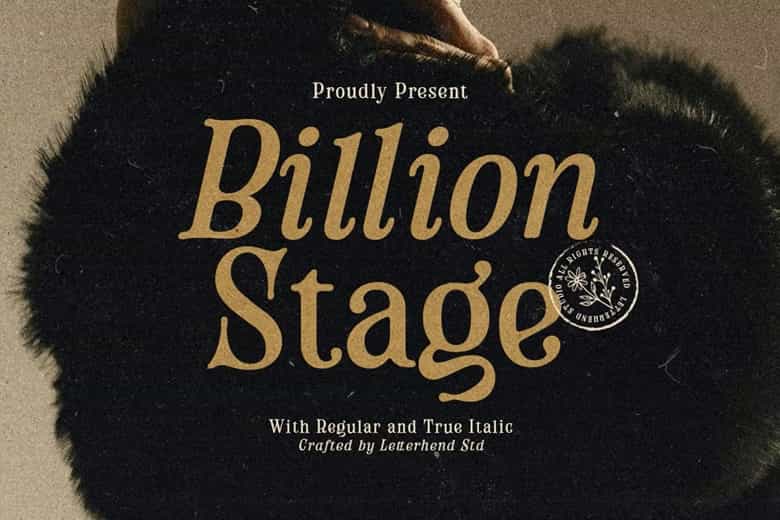 Billion Stage Font Image 1